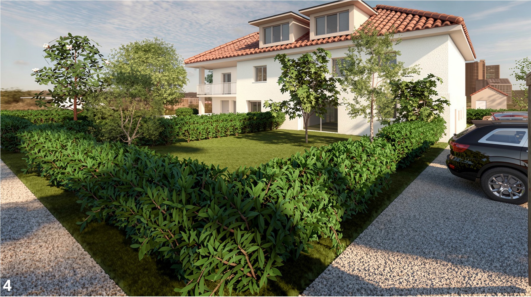 Vue extérieure du jardin — Lot 1