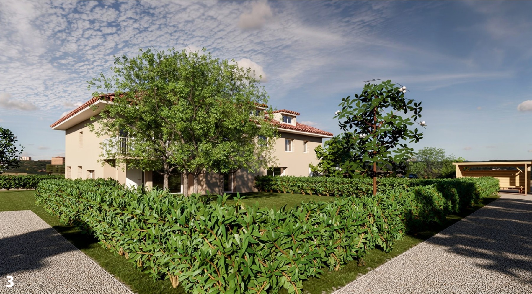 Vue extérieure du jardin — Lot 2