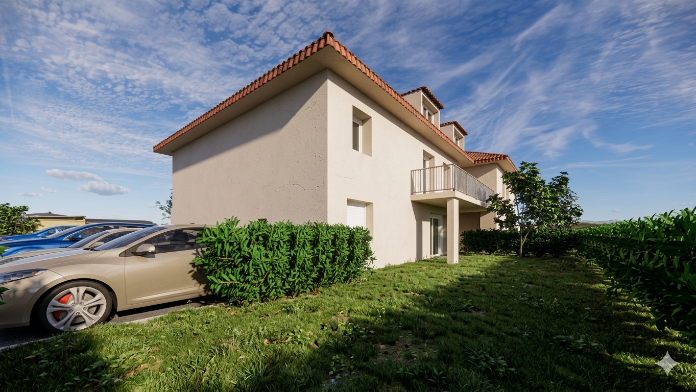 Vue extérieure du jardin — Lot 2