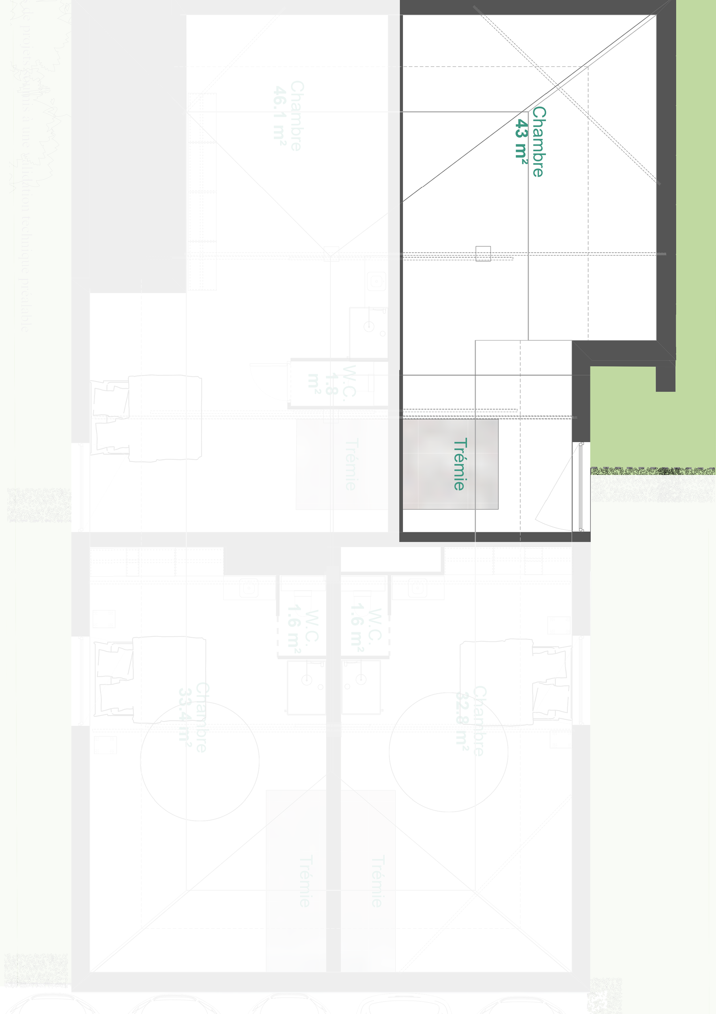 Plan des combles — Lot 3