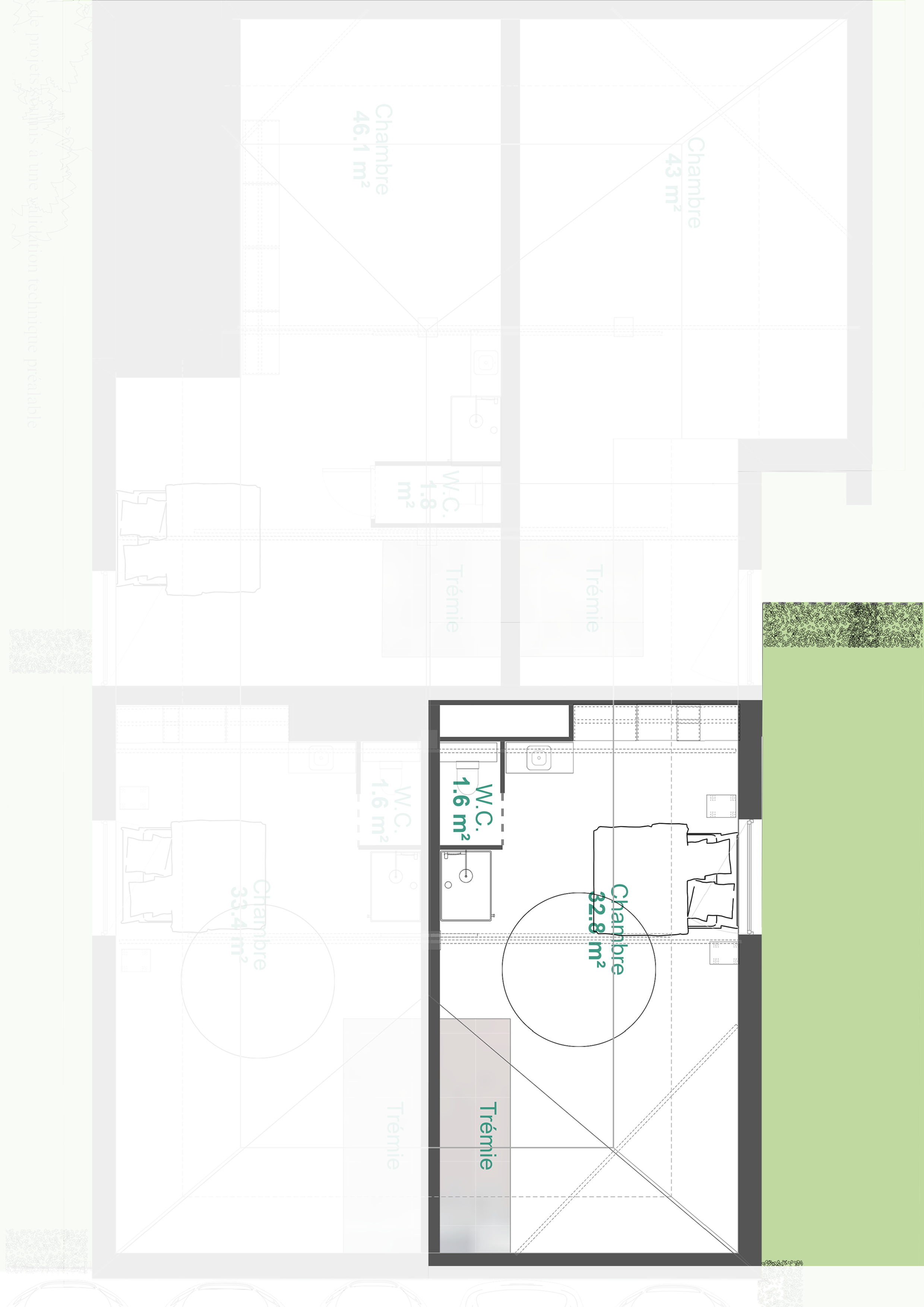Plan des combles — Lot 4